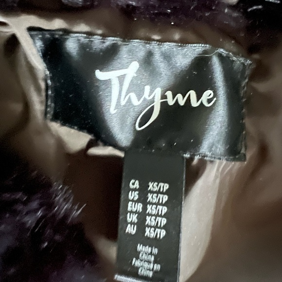Thyme Maternity winter jacket. XS (would fit a small). - Picture 2 of 2